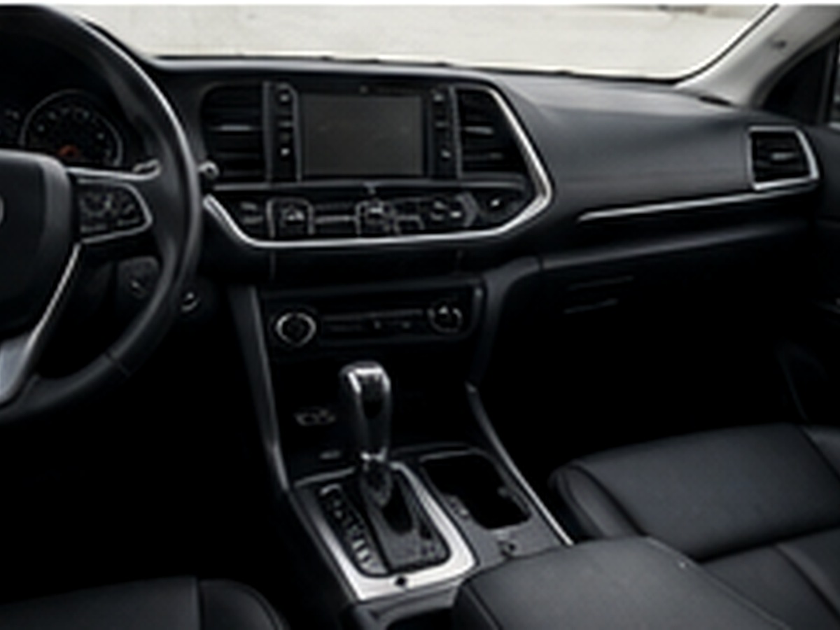 Clean dashboard and console after interior detailing