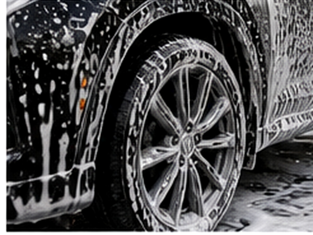 Foam wash and exterior detailing by Karfort Auto Spa